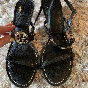 Never Worn: Tory Burch Black Mira Kitten Heels